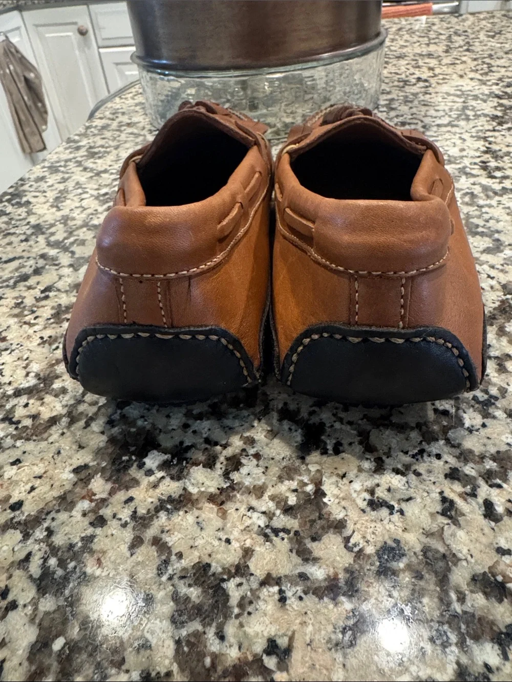 Cole Haan Country Brown Leather Tassel Loafers